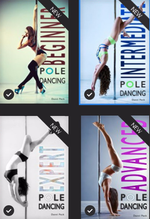 AmazonCom - 4 книги - Pole Dancing  Танцы на пилоне (4 уровня)